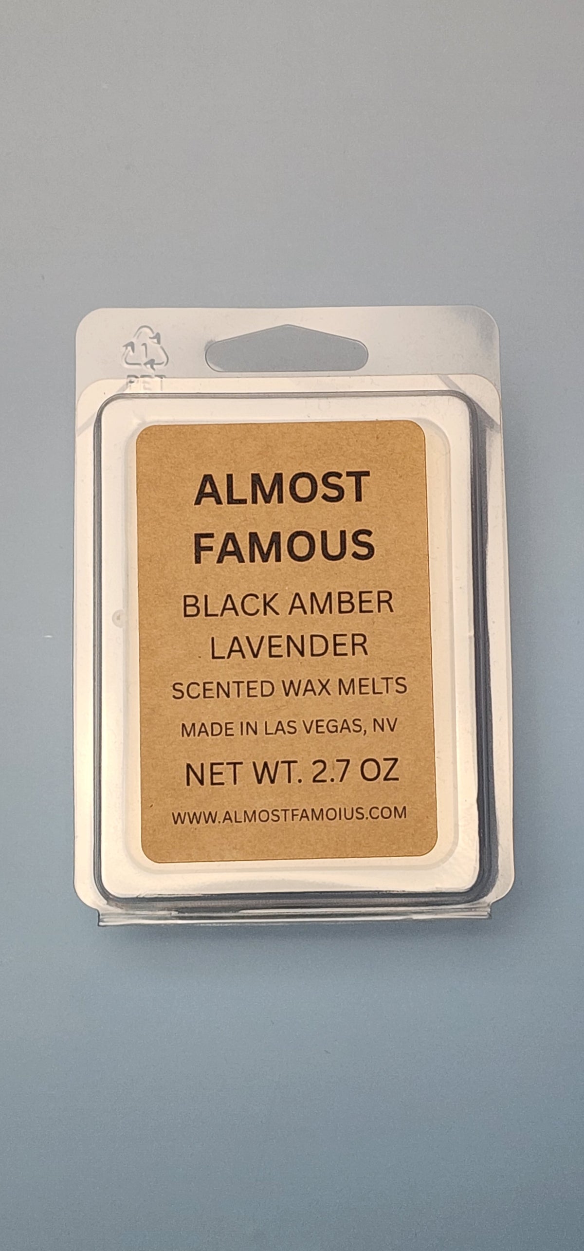 Premium Black Amber & Lavender Soy Wax Melts (2.7 Oz)