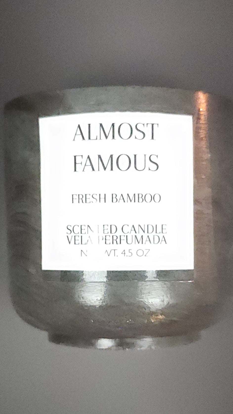 Fresh Bamboo Scented Candle 4.5oz